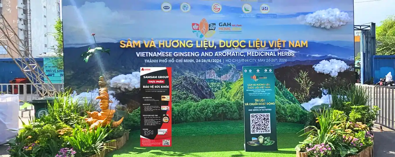 LỄ HỘI SÂM VÀ HƯƠNG LIỆU, DƯỢC LIỆU QUỐC TẾ TP HỒ CHÍ MINH