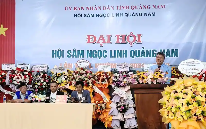 TGĐ ÔNG NGUYỄN ĐỨC LỰC ĐƯỢC BẦU LÀM CHỦ TỊCH HỘI SÂM NGỌC LINH QUẢNG NAM
